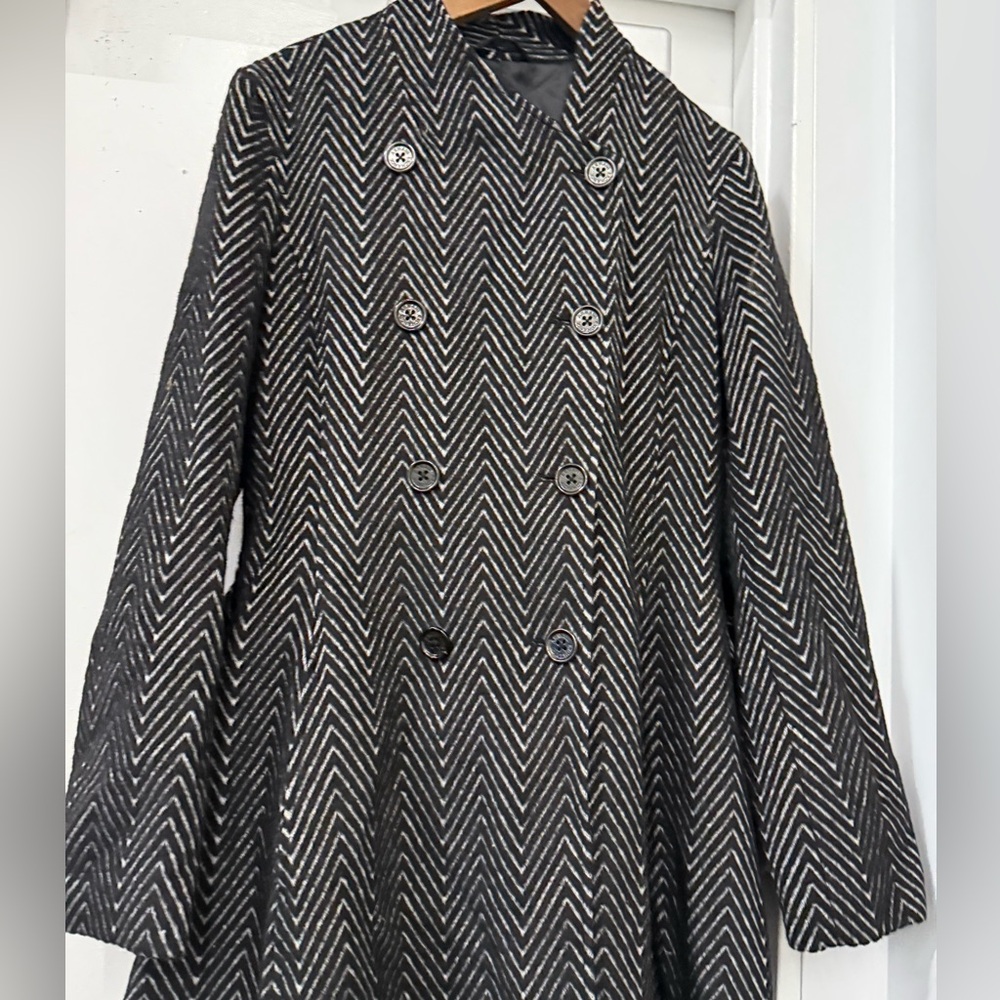 Armani Exchange Chevron Patterned Double-Breasted… - image 4